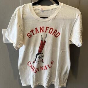 70S Stanford University Cardinal Red Shirt Collection Tee
